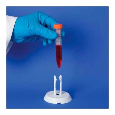 Bel-Art Bel-Art Polypropylene Conical Tube Holder 187960000, Holds 15ml and 50ml Tube, White, 4/PK 18796-0000